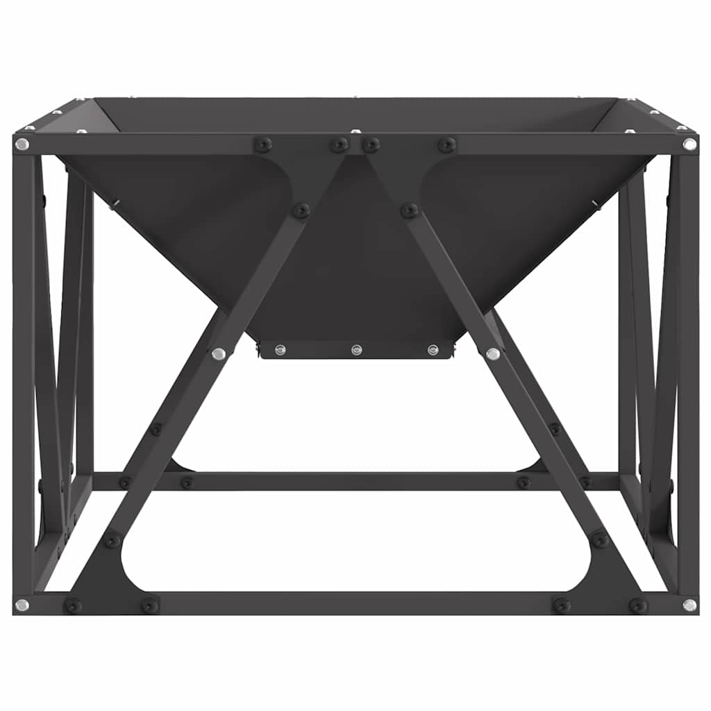 Feuerstelle Schwarz Stahl