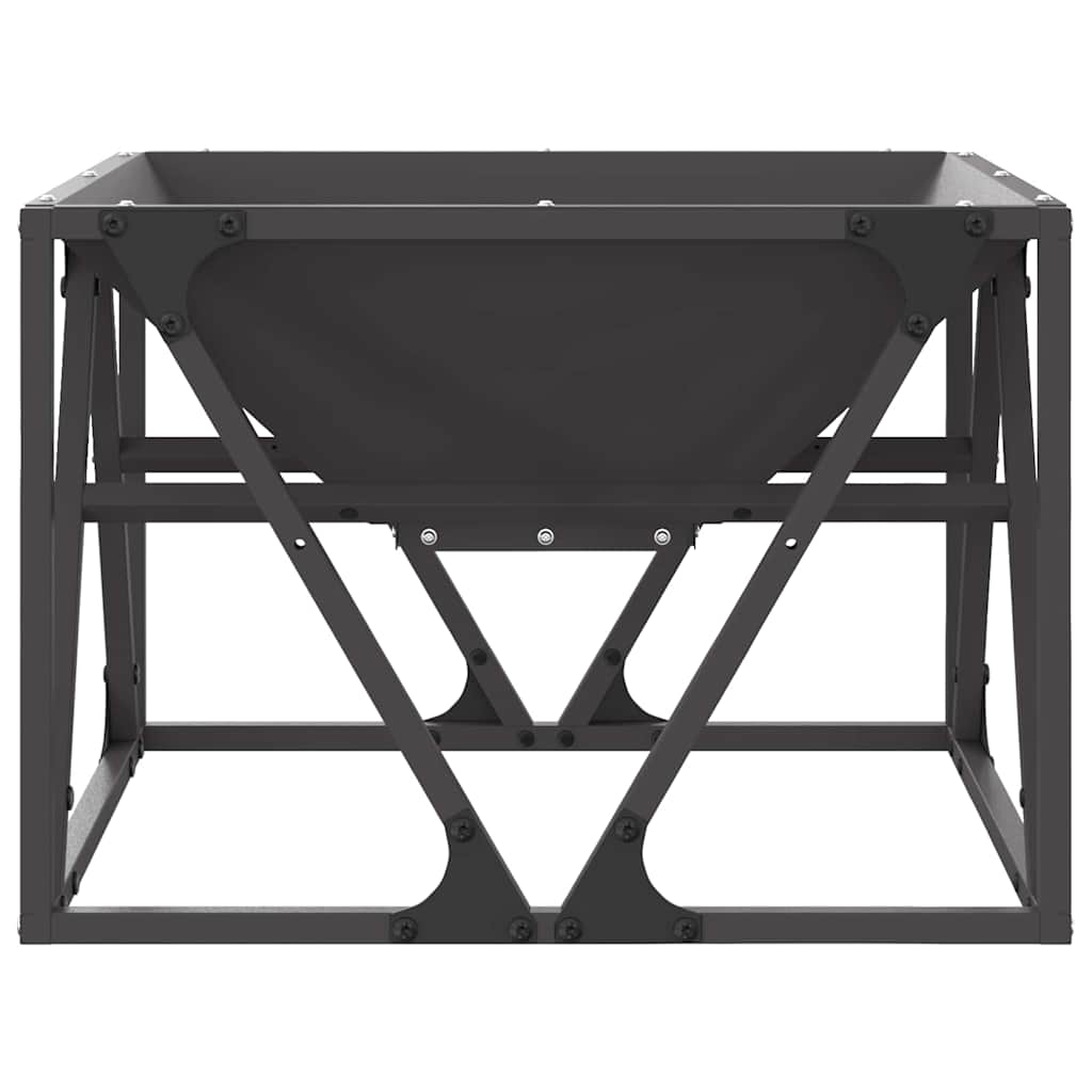Feuerstelle Schwarz Stahl