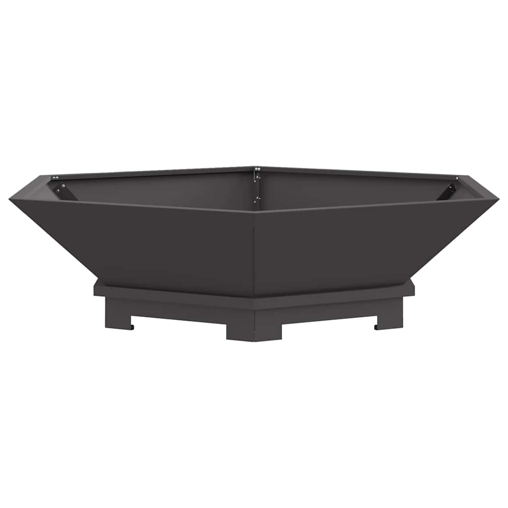 Feuerstelle Schwarz Stahl