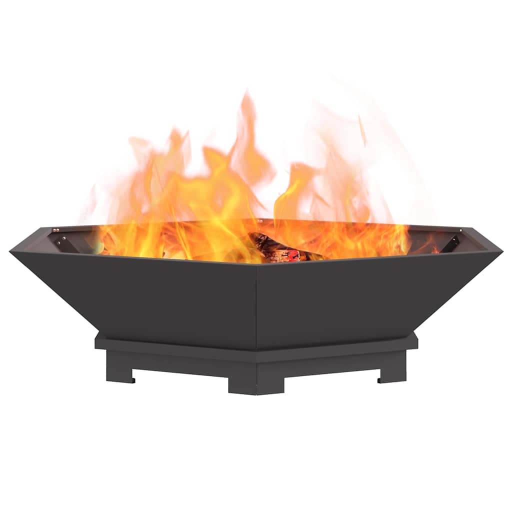 Feuerstelle Schwarz Stahl