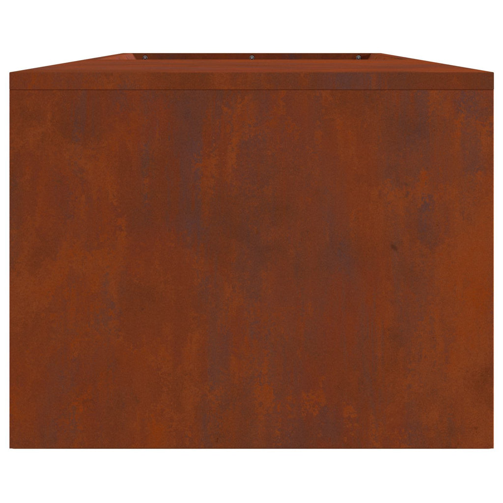 Feuerstelle Braun 160 X 45 X 35 Cm Stahl