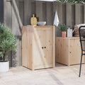 Küchentür 2 Pcs Weiß 50 X 9 X 82 Cm Massivholz Kiefer