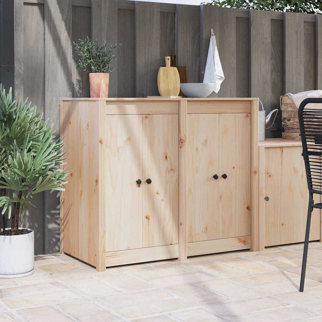 Küchentür 2 Pcs Weiß 50 X 9 X 82 Cm Massivholz Kiefer
