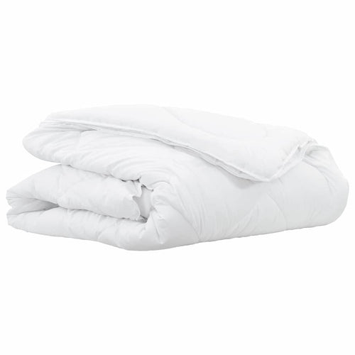 2-In-1 Bettdecke Weiß Polyester