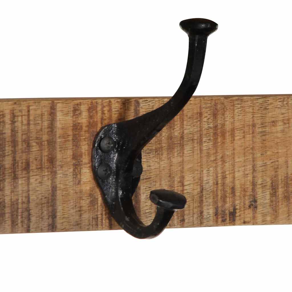 Garderobe 80X35X35 Cm Raues Massivholz Mango