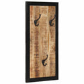Garderobe 40X2X80 Cm Raues Massivholz Mango