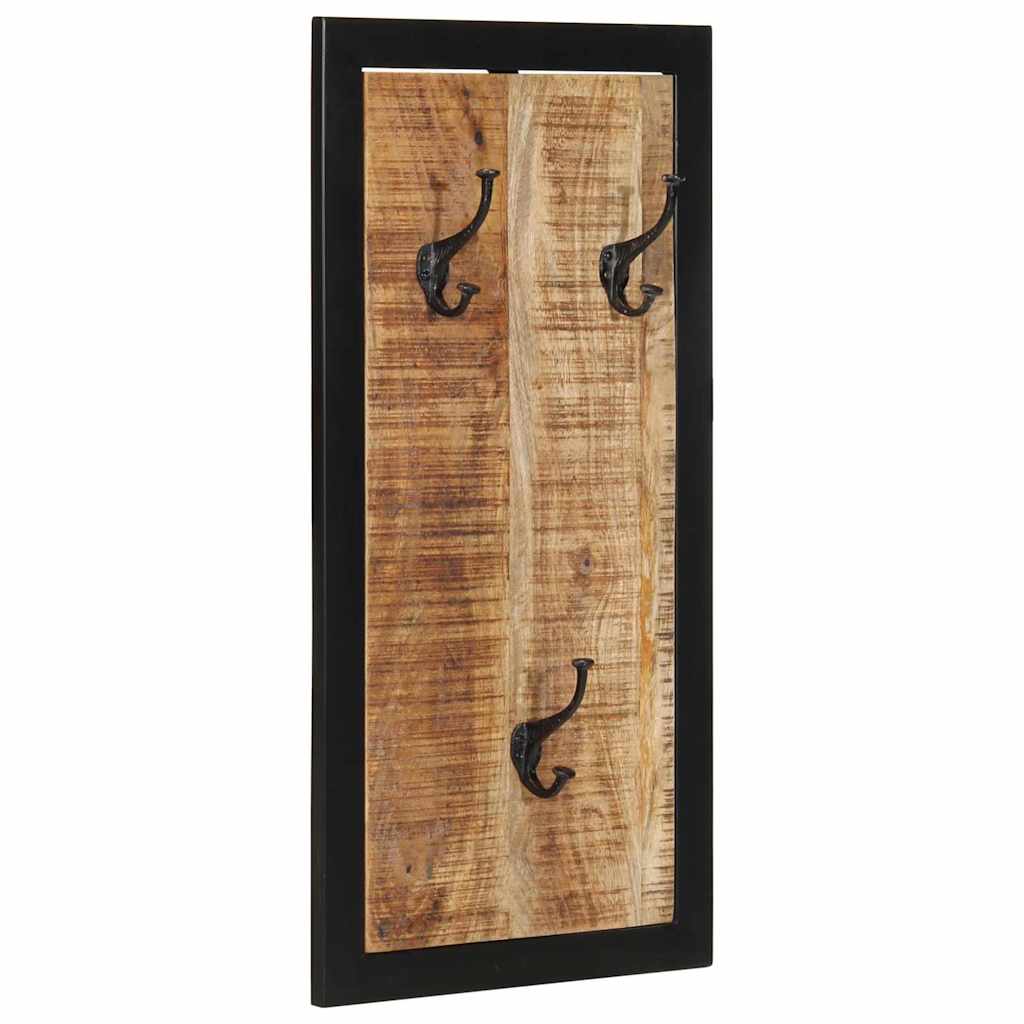Garderobe 40X2X80 Cm Raues Massivholz Mango