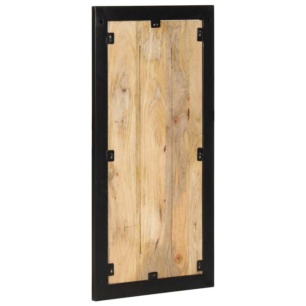 Garderobe 40X2X80 Cm Raues Massivholz Mango