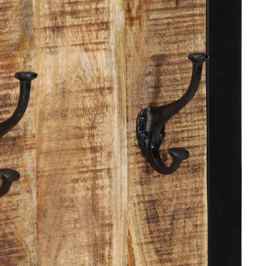 Garderobe 40X2X80 Cm Raues Massivholz Mango