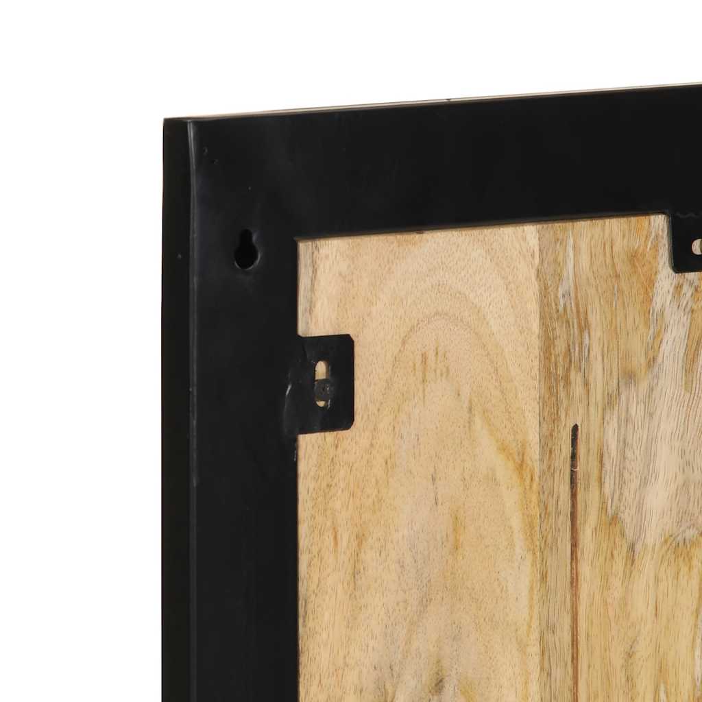 Garderobe 40X2X80 Cm Raues Massivholz Mango