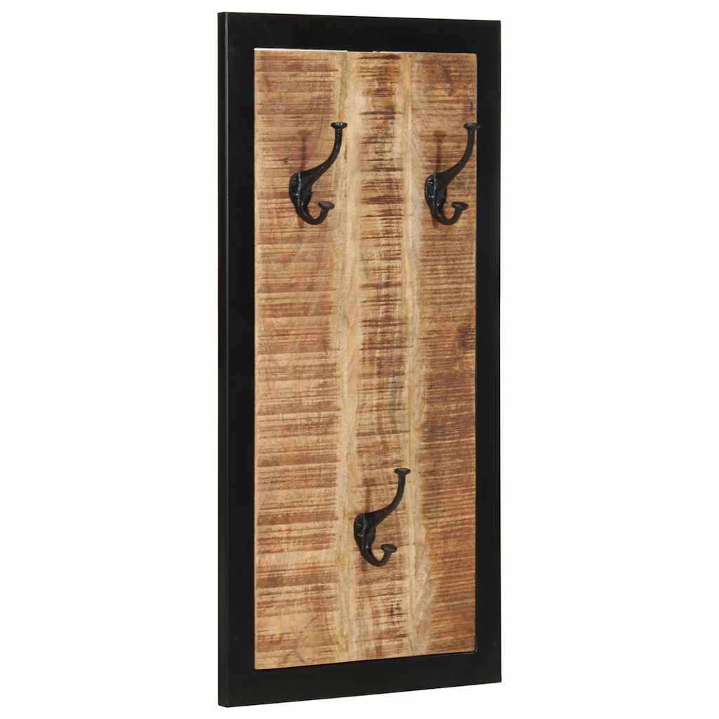 Garderobe 40X2X80 Cm Raues Massivholz Mango