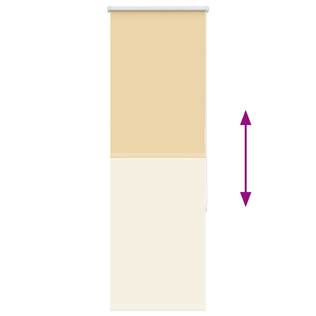 Verdunkelungsrollo 40X130Cm Stoffbreite 35,7 Cm Polyester Beige