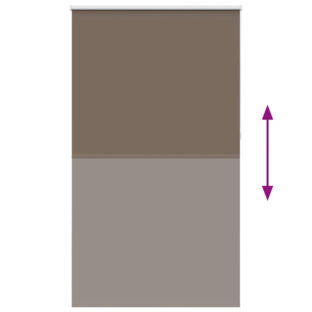 Verdunkelungsrollo Kaffeebraun 140X210 Cm Stoffbreite 136,6 Cm Kaffeebraun