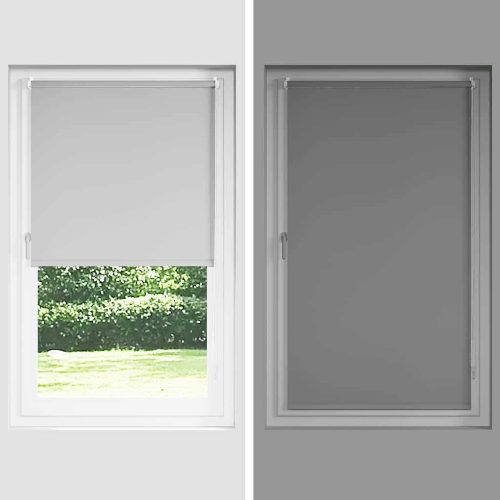 Verdunkelungsrollo 60X Stoffbreite 55,7 Cm Polyester Grau