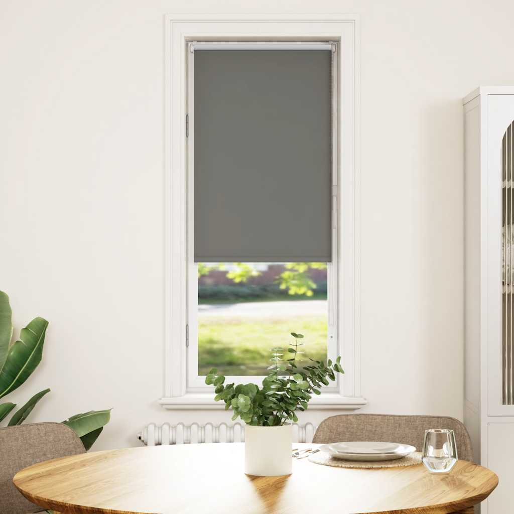 Verdunkelungsrollo 60X Stoffbreite 55,7 Cm Polyester Grau