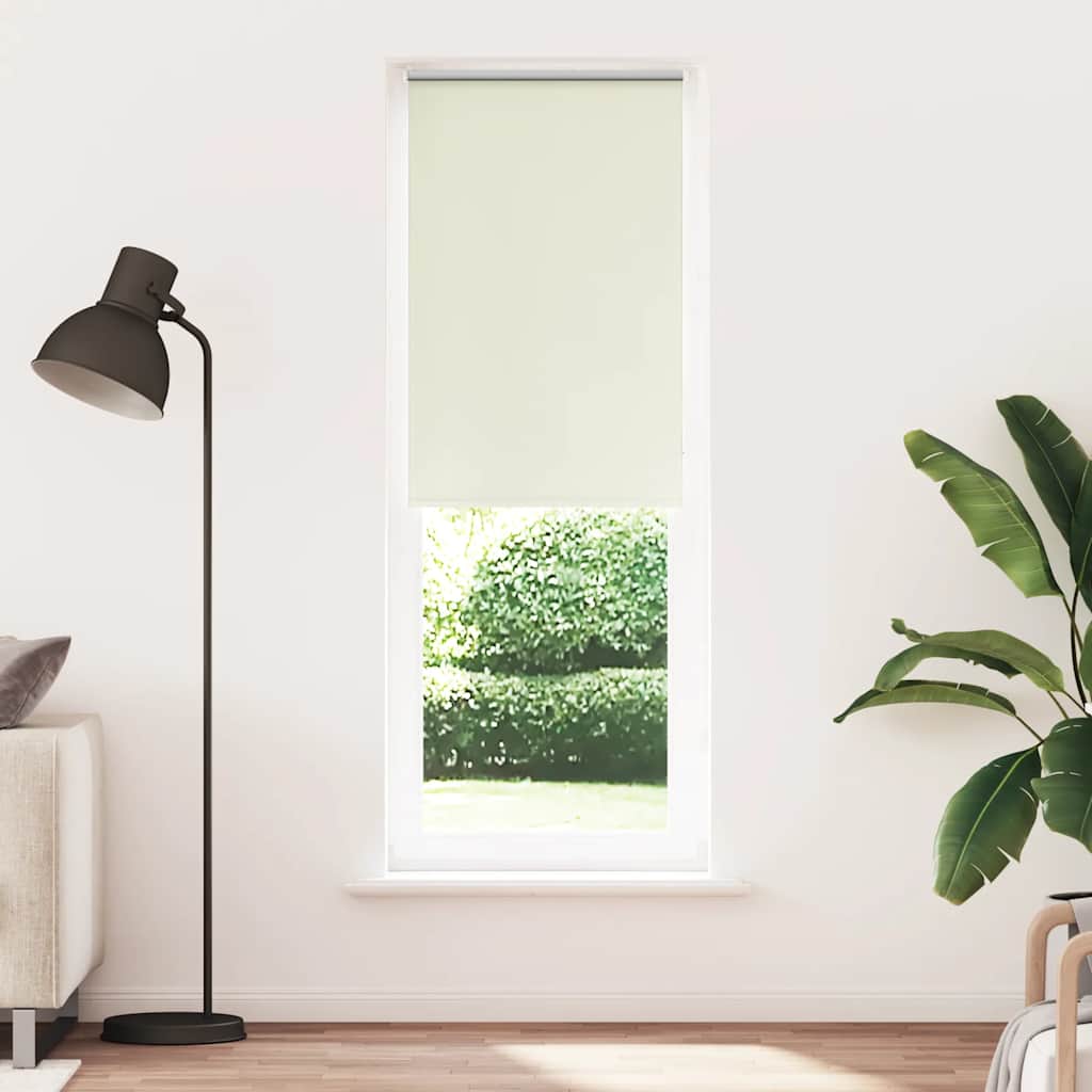 Verdunkelungsrollo Cremeweiß 85X150Cm Stoffbreite 80,7 Cm Gebrochen Weiß