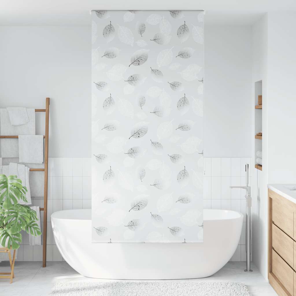 Duschrollo Stoffbreite 106 Cm Blätter