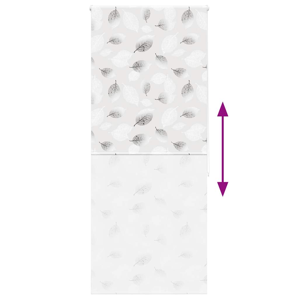 Duschrollo Stoffbreite 106 Cm Blätter