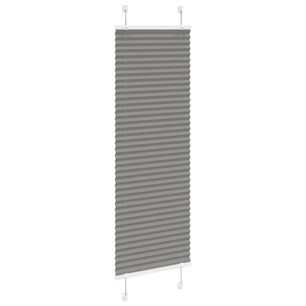 Plissee Stoffbreite 44,4 Cm Polyester Anthrazit