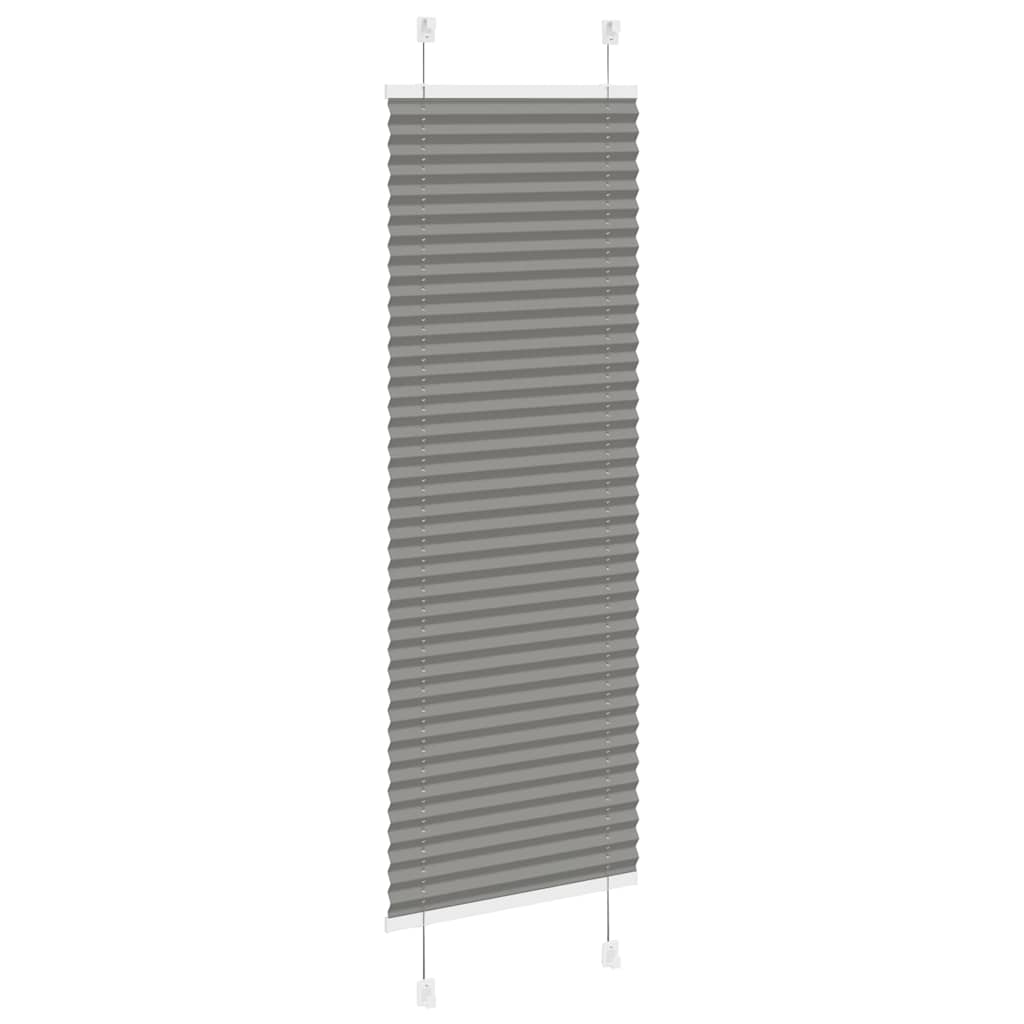 Plissee Stoffbreite 44,4 Cm Polyester Anthrazit