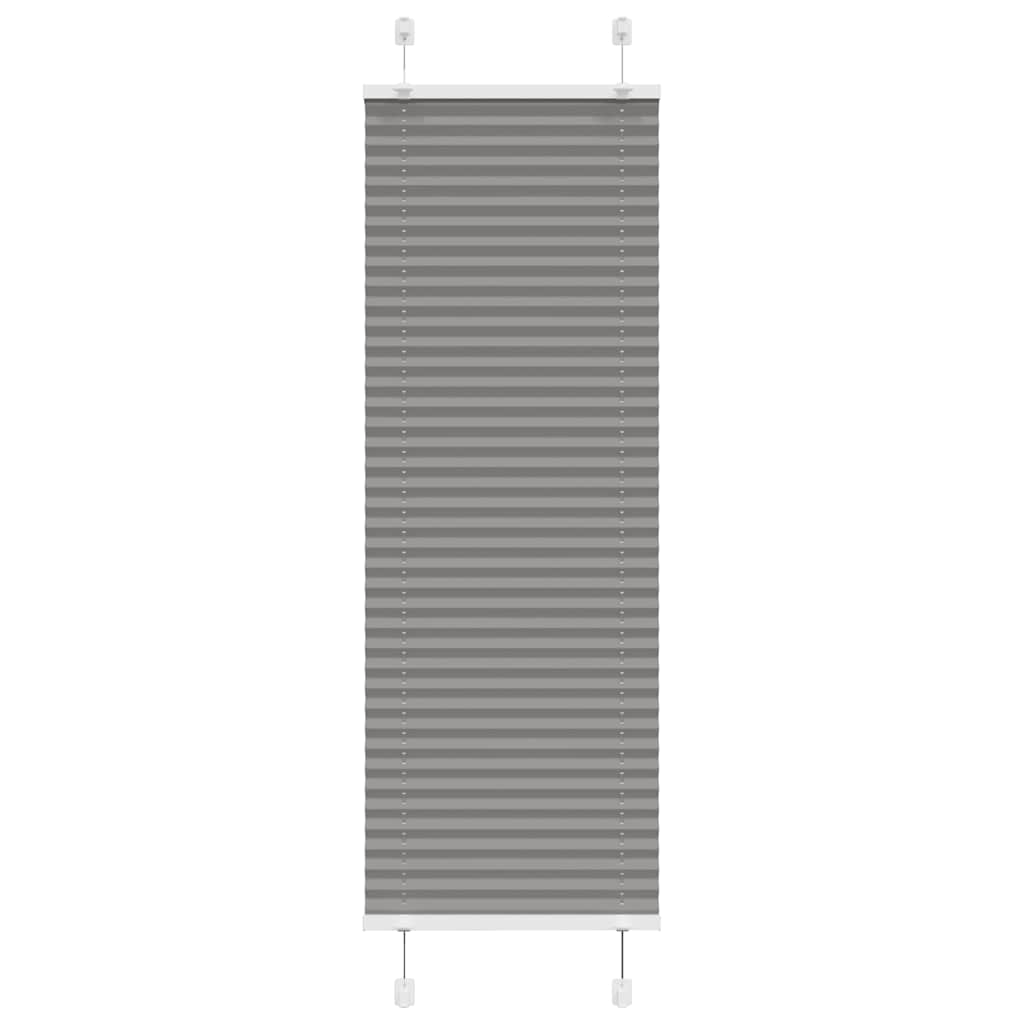 Plissee Stoffbreite 44,4 Cm Polyester Anthrazit