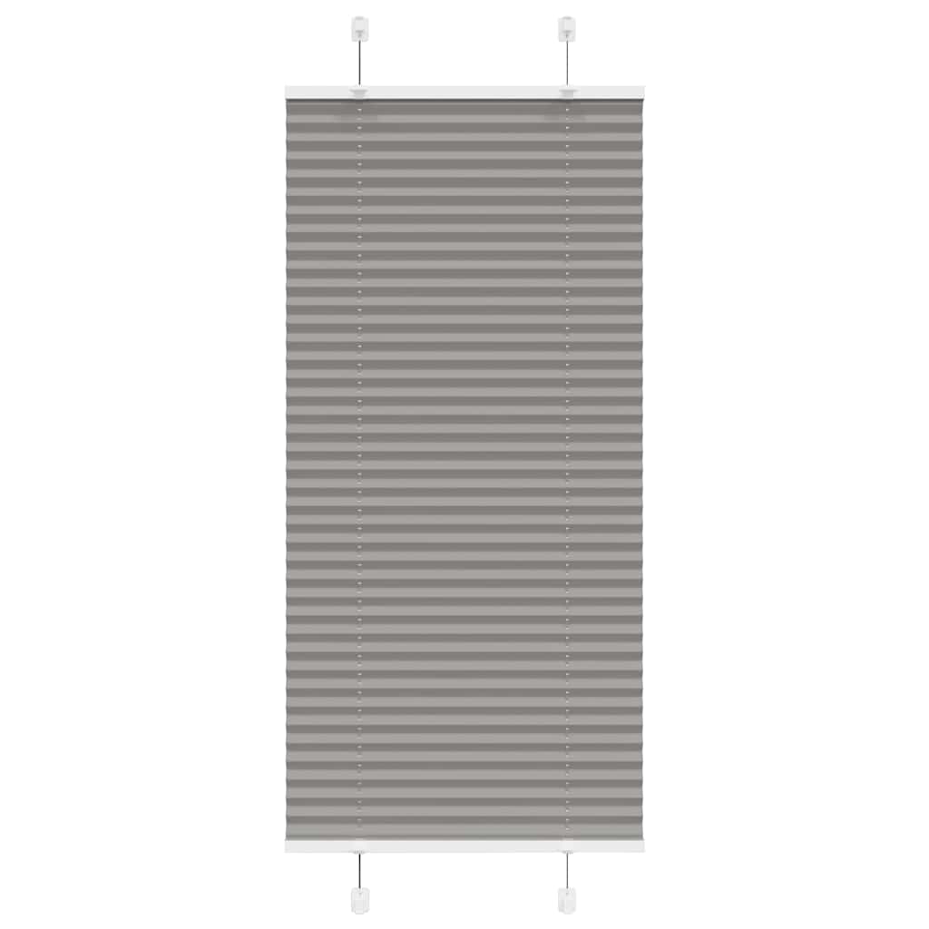 Plissee Stoffbreite 44,4 Cm Polyester Anthrazit
