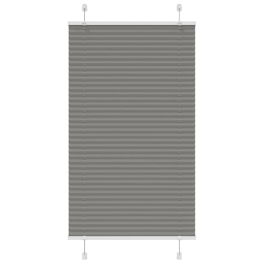 Plissee Stoffbreite 44,4 Cm Polyester Anthrazit