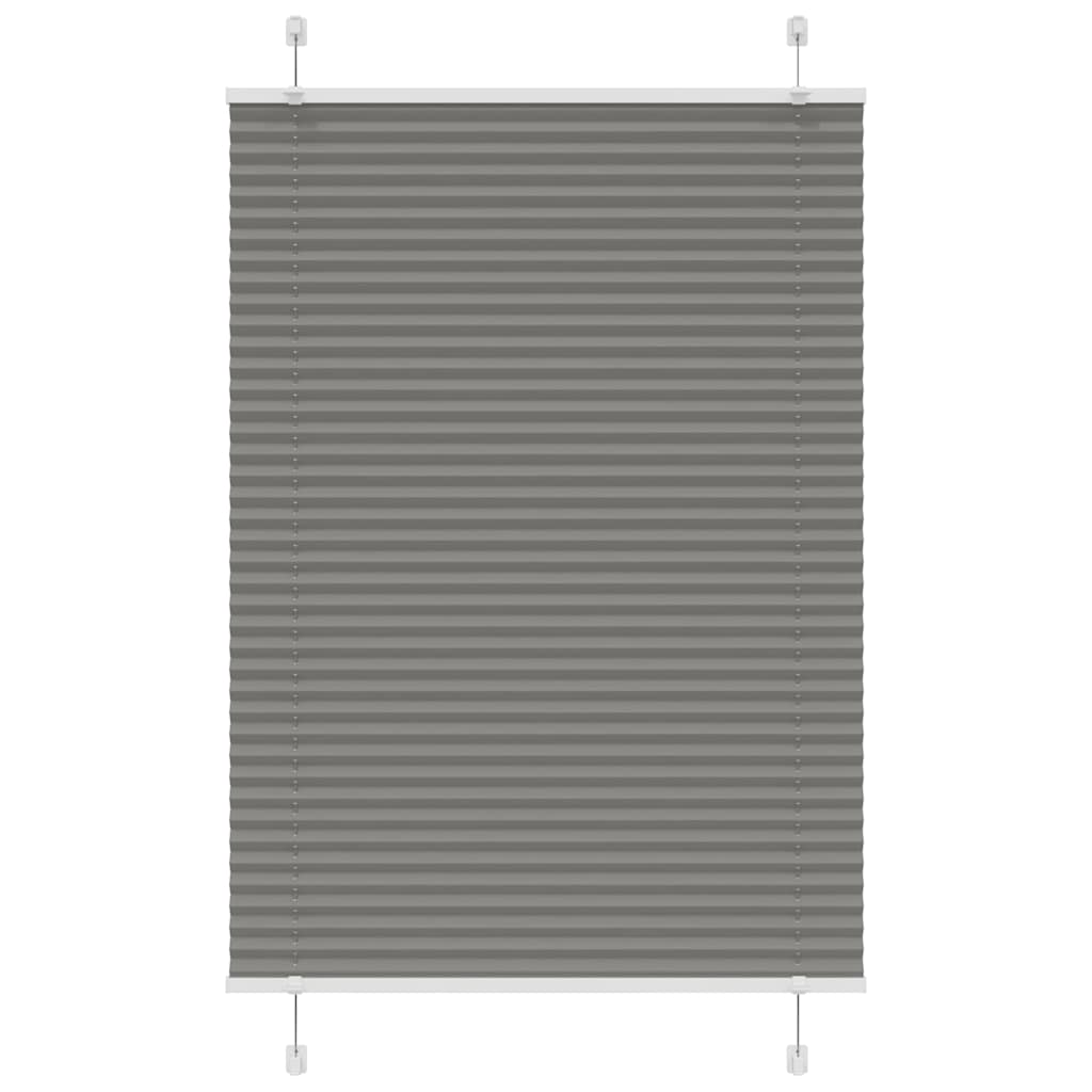 Plissee Stoffbreite 44,4 Cm Polyester Anthrazit