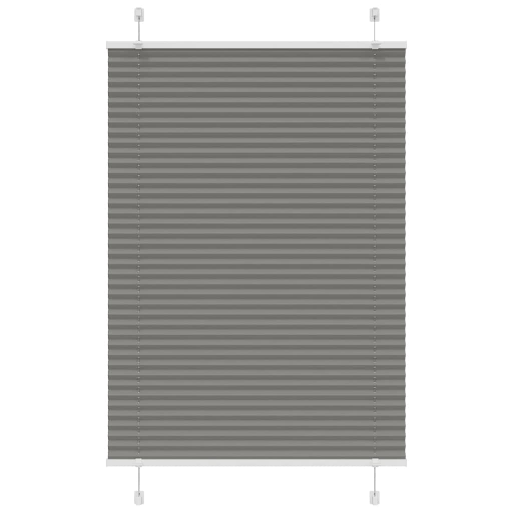 Plissee Stoffbreite 44,4 Cm Polyester Anthrazit