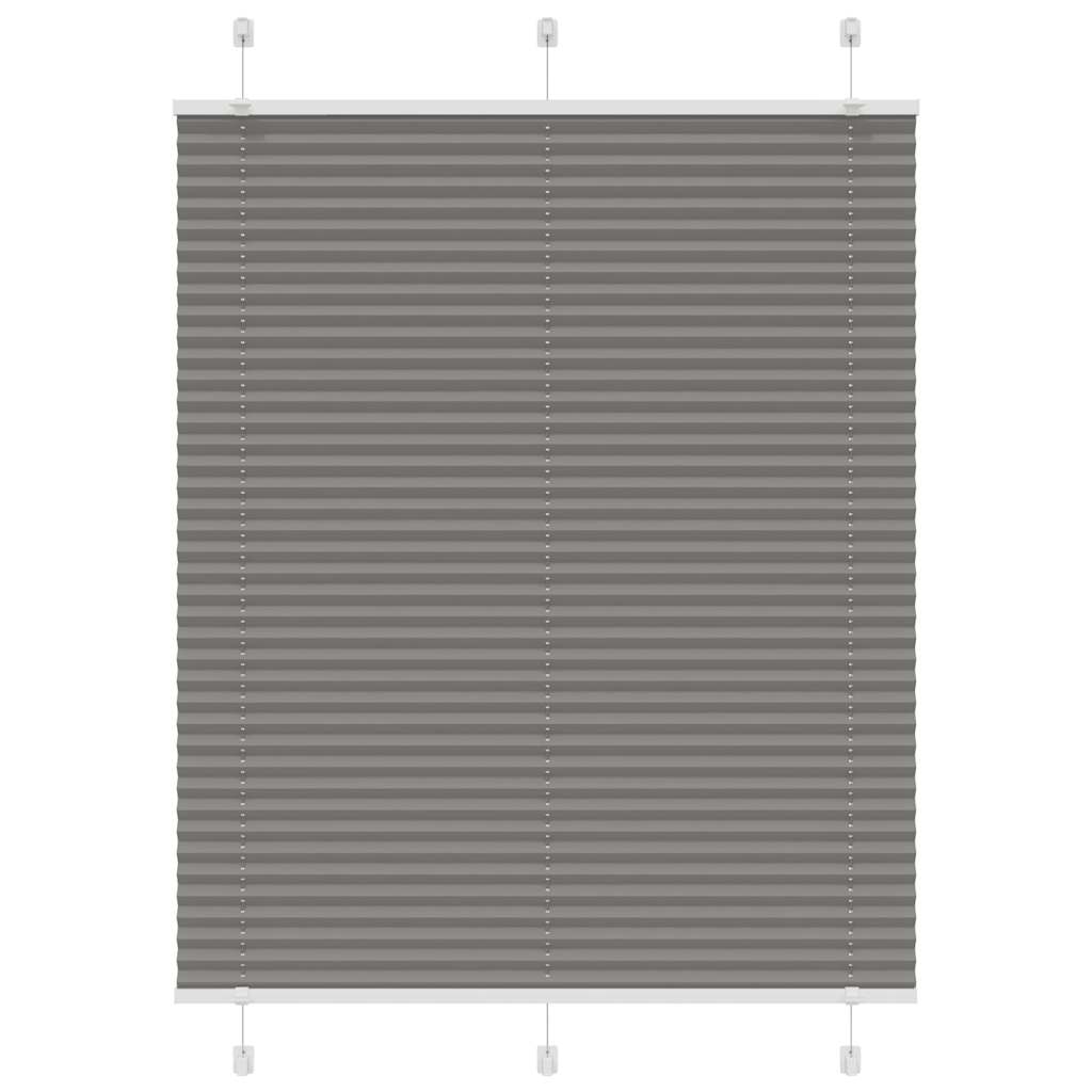 Plissee Stoffbreite 44,4 Cm Polyester Anthrazit