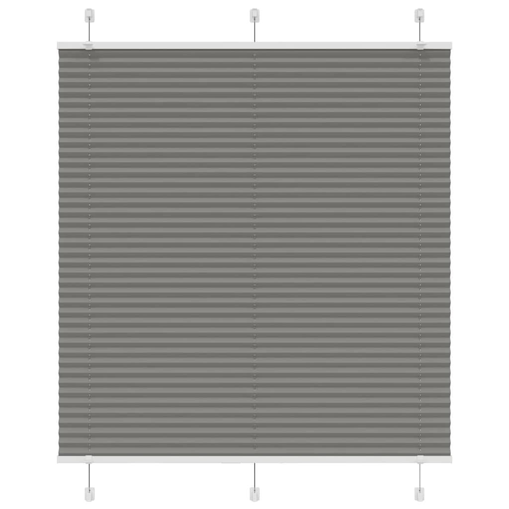 Plissee Stoffbreite 44,4 Cm Polyester Anthrazit