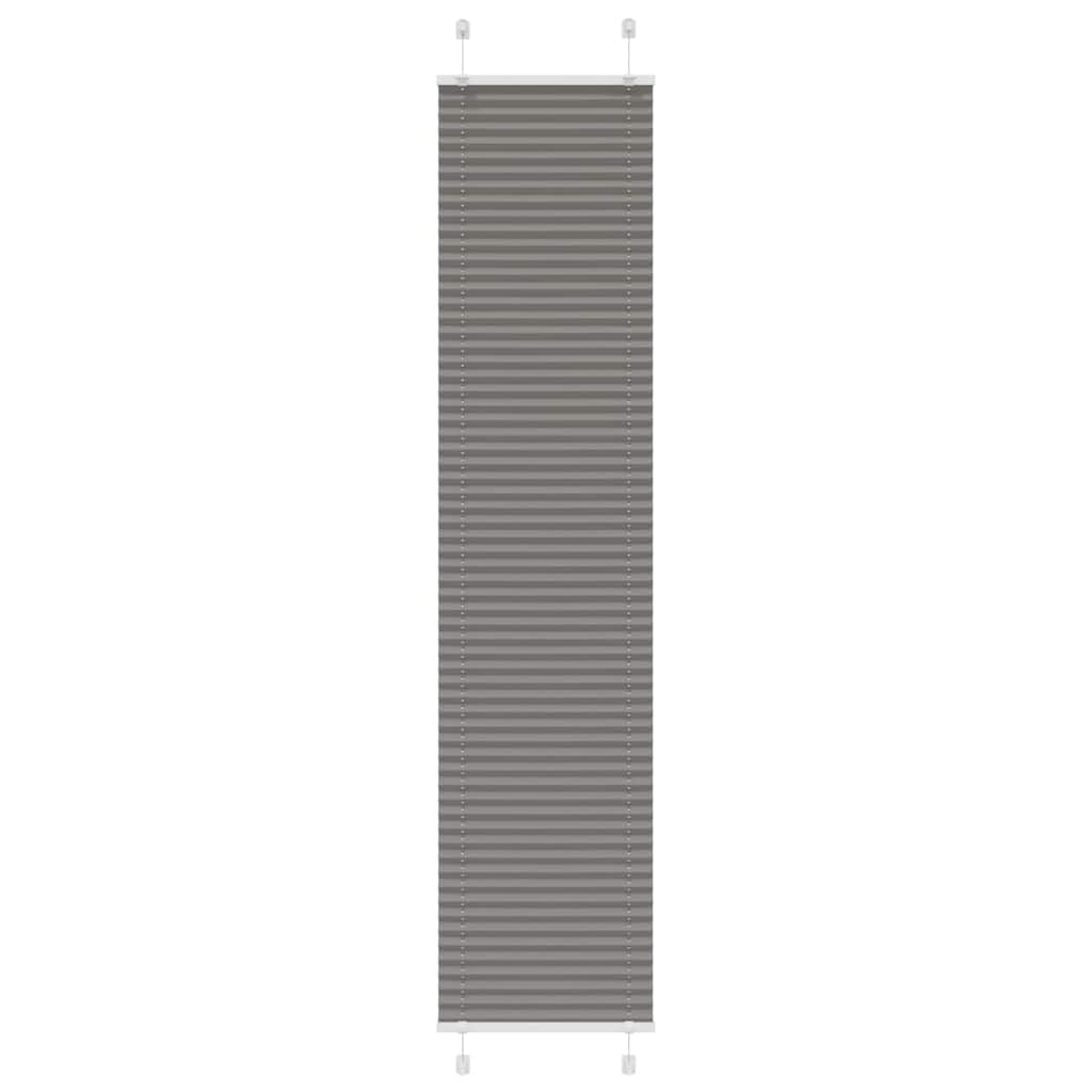 Plissee Stoffbreite 44,4 Cm Polyester Anthrazit