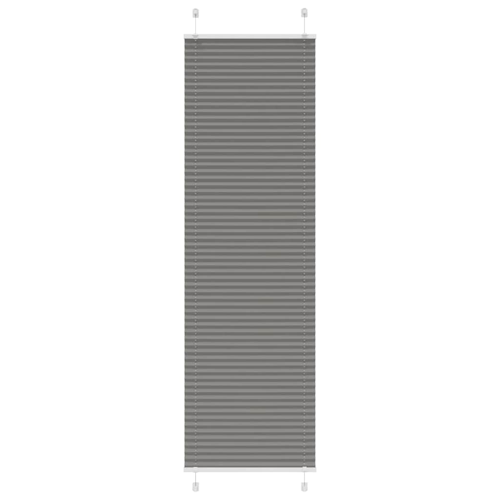 Plissee Stoffbreite 44,4 Cm Polyester Anthrazit
