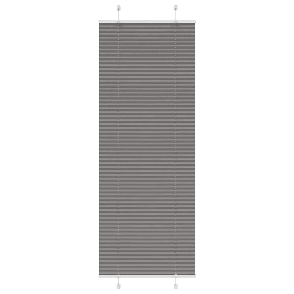 Plissee Stoffbreite 44,4 Cm Polyester Anthrazit