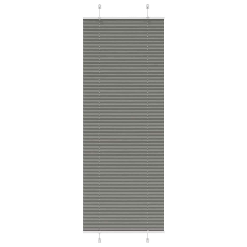 Plissee Stoffbreite 44,4 Cm Polyester Anthrazit