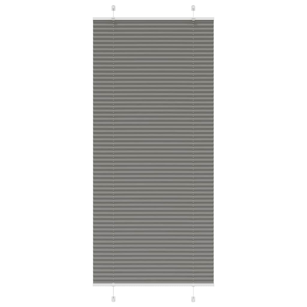 Plissee Stoffbreite 44,4 Cm Polyester Anthrazit