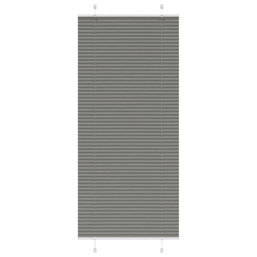 Plissee Stoffbreite 44,4 Cm Polyester Anthrazit