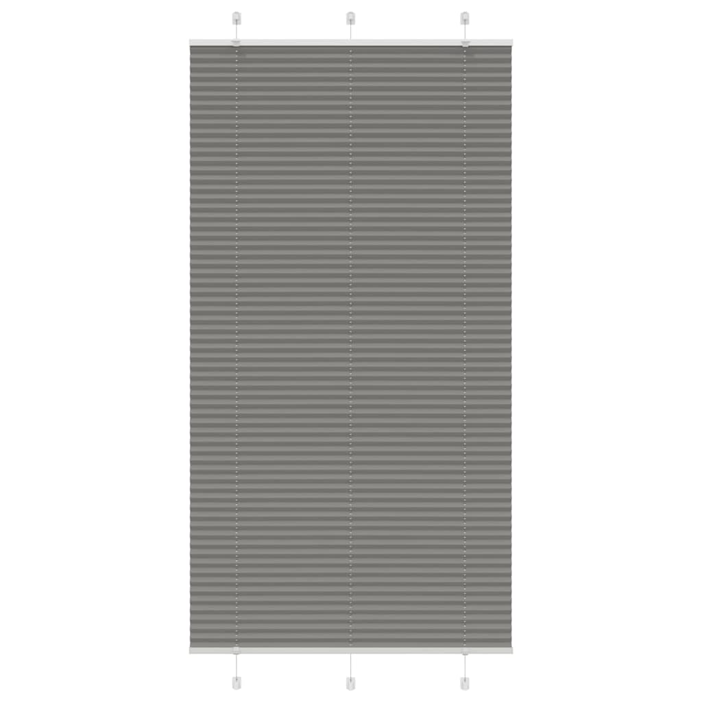 Plissee Stoffbreite 44,4 Cm Polyester Anthrazit