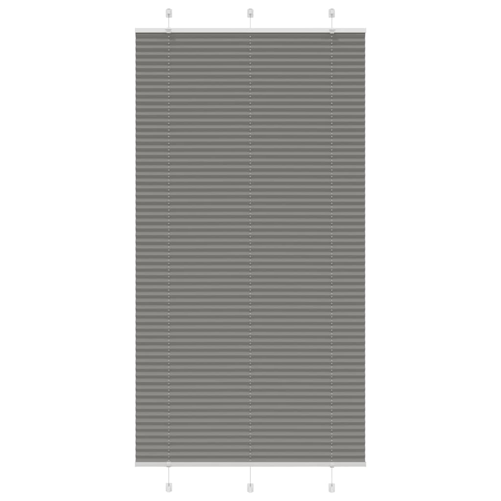 Plissee Stoffbreite 44,4 Cm Polyester Anthrazit