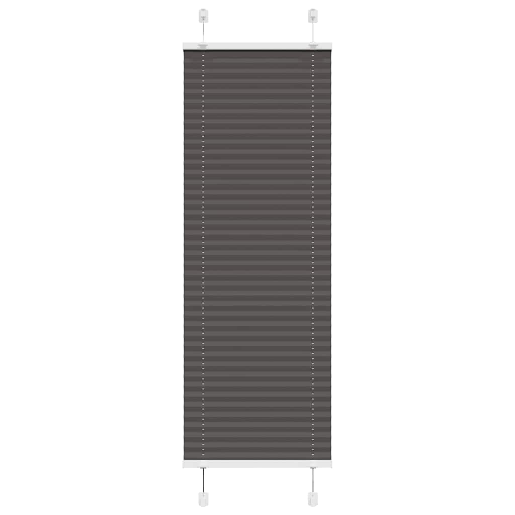 Plissee Stoffbreite 39,4 Cm Polyester Schwarz