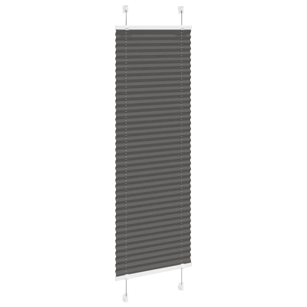 Plissee Stoffbreite 39,4 Cm Polyester Schwarz