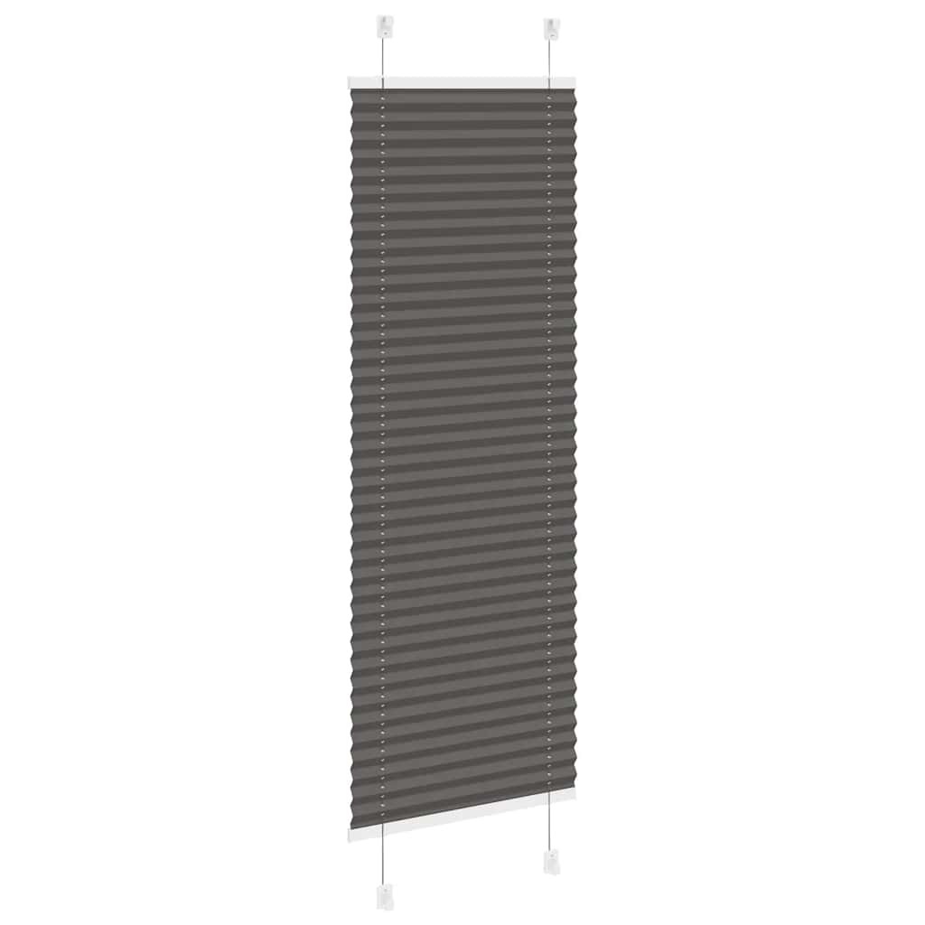 Plissee Stoffbreite 39,4 Cm Polyester Schwarz