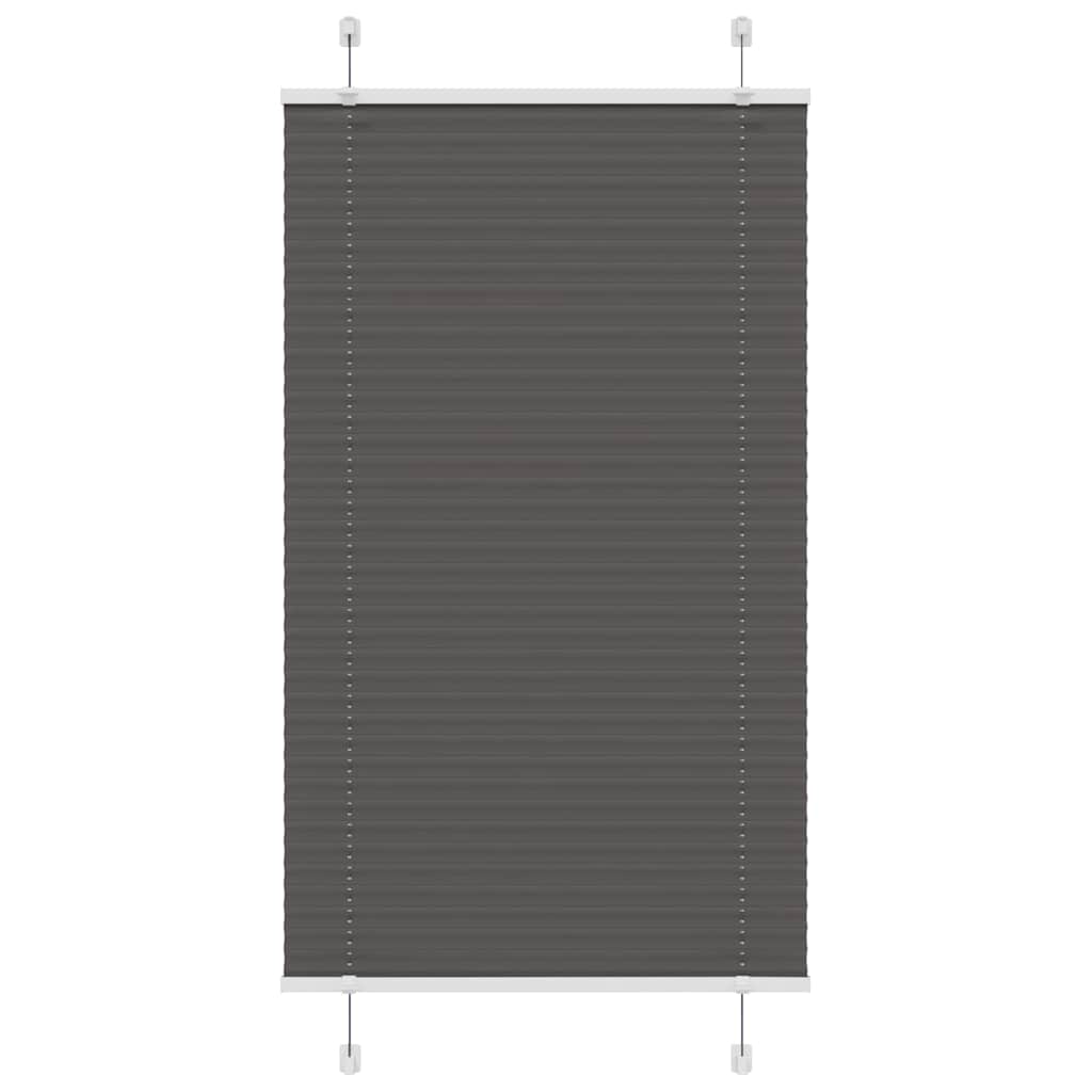 Plissee Stoffbreite 39,4 Cm Polyester Schwarz