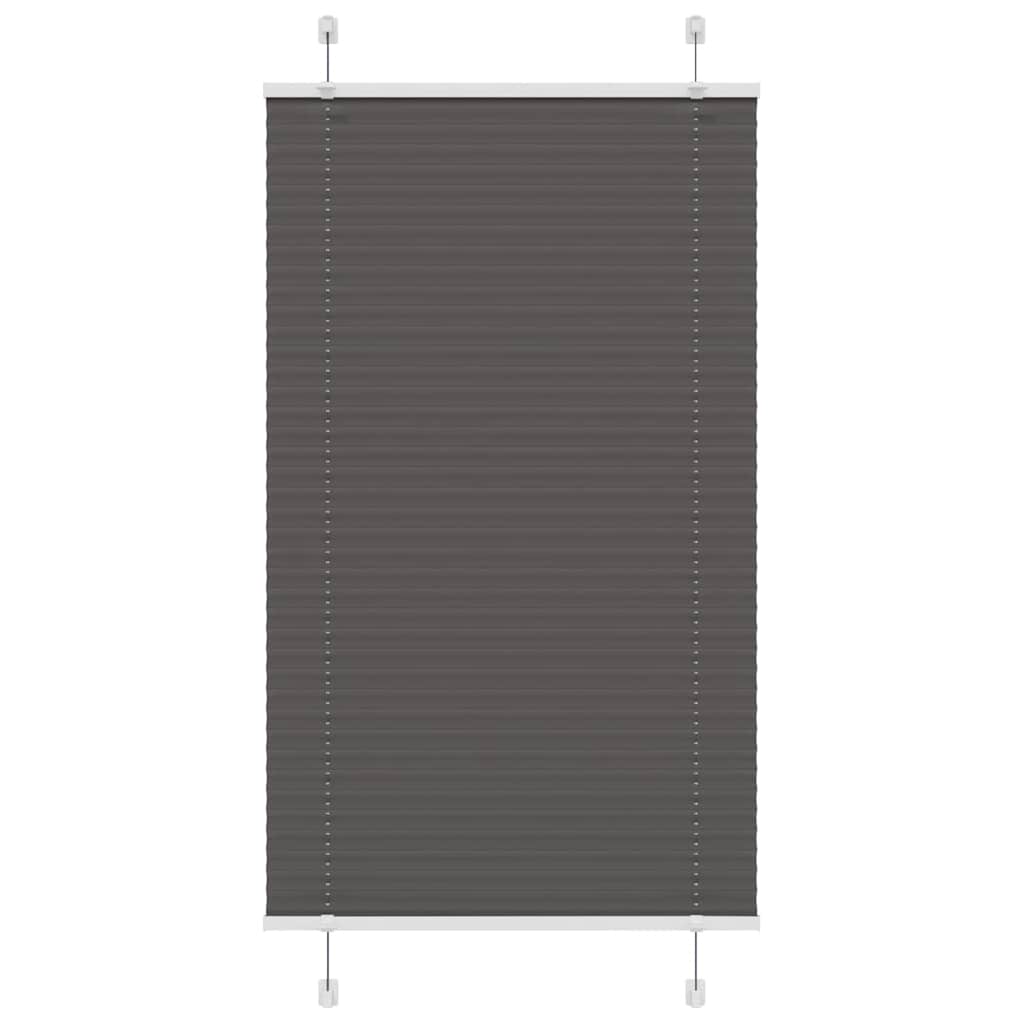 Plissee Stoffbreite 39,4 Cm Polyester Schwarz