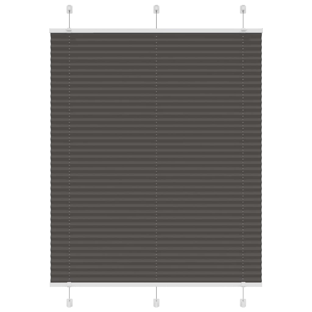 Plissee Stoffbreite 39,4 Cm Polyester Schwarz