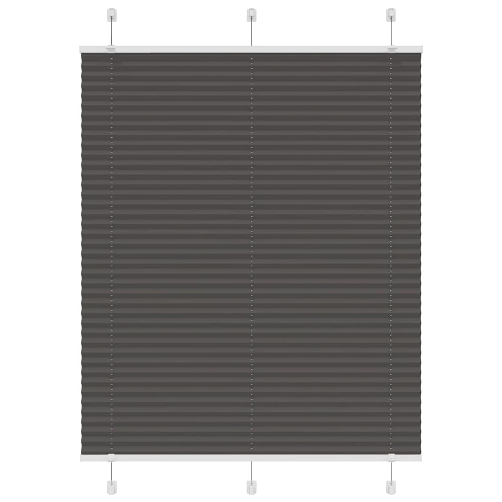 Plissee Stoffbreite 39,4 Cm Polyester Schwarz