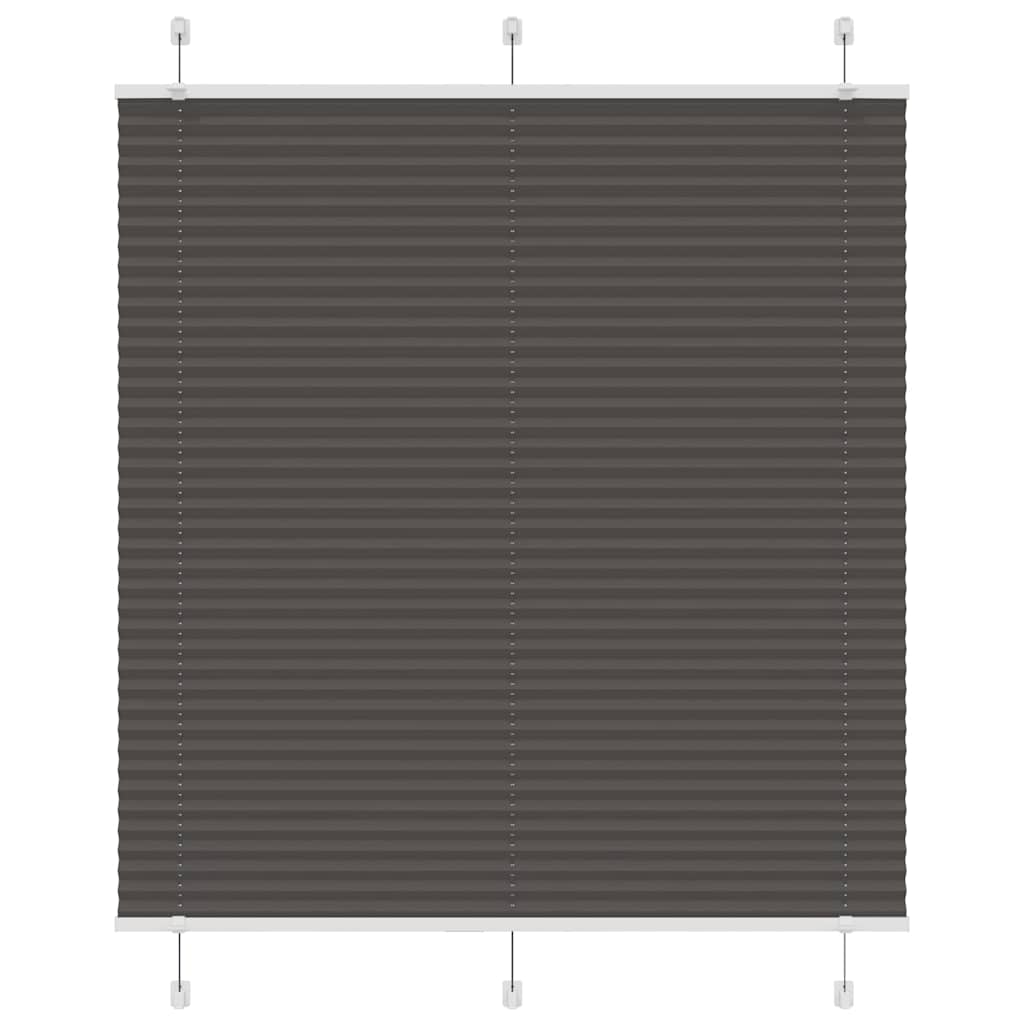 Plissee Stoffbreite 39,4 Cm Polyester Schwarz