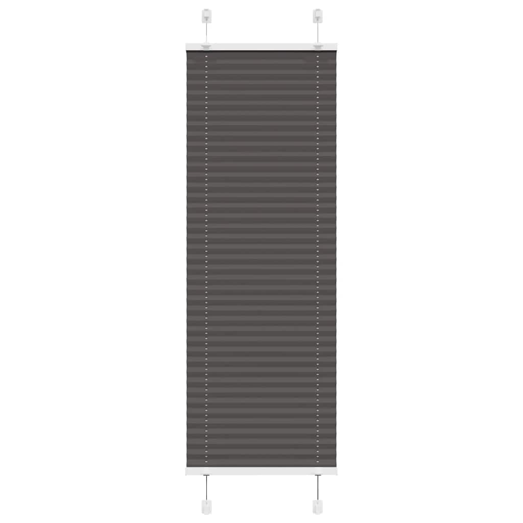Plissee Stoffbreite 39,4 Cm Polyester Schwarz