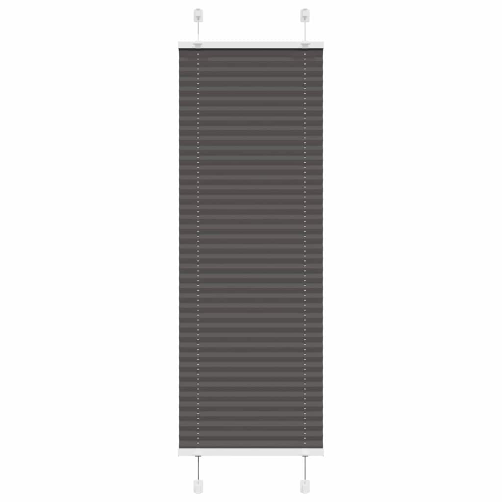 Plissee Stoffbreite 39,4 Cm Polyester Schwarz