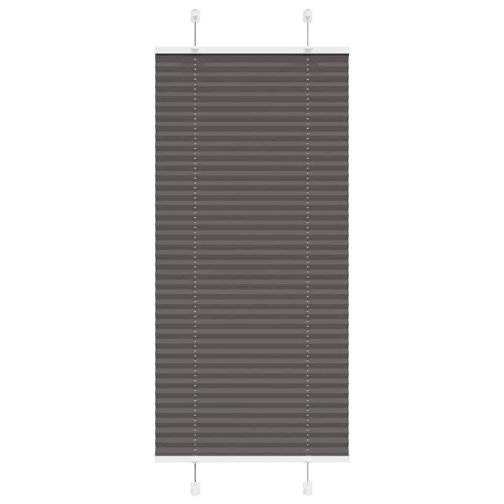 Plissee Stoffbreite 39,4 Cm Polyester Schwarz